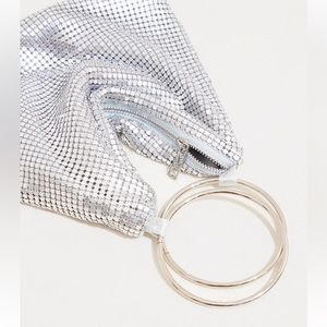 NWT Pretty Little Thing silver bag
